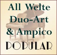 Ampico, Duo-Art & Welte Popular MIDI